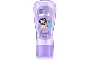 My Little Miracle Bubbly Baby Oil Gel Lavender & Chamomile Ideal For Baby Massage, Calming & Soothing, Prevents Dryness 200ml