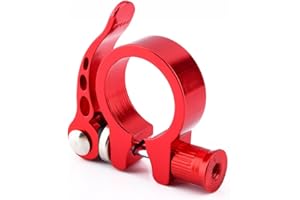 VGEBY Collier de Serrage Fixation de Selle de Vélos VTT Dégagement Rapide avec Levier de Serrage Universel pour Bicyclettes de 30,4 / 30,8 / 31,6 mm