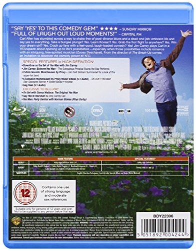Yes Man Blu Ray 2008 Region Free Desertcart Seychelles
