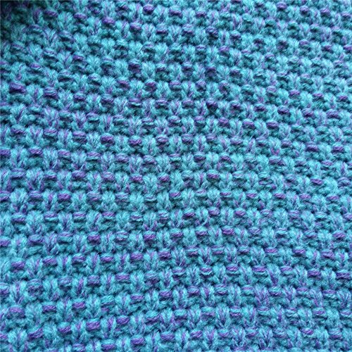 Warm und weich Meerjungfrau Schwanz Decke von aiqi, Handwerk Crochet Snuggle Cozy Fleece Sofa Bett Schlafsäcke, ideal Geschenke für Familienmitglieder oder Freunde – 70.8 * 34.5inch – Classic Lake Blue - 4