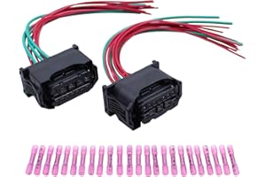 DOO ENGY Scheinwerfer Licht Kabelbaum Reparatursatz Stecker Verkabelung für 1er F20 F40 2er F46 3er E36 E46 E90 F30 4er F32 F36 5er E60 F10 G30 F07 6er F06 G32 7er F01 G11 F55 R50 R53 R56 R55 F54 F56 F57 F60