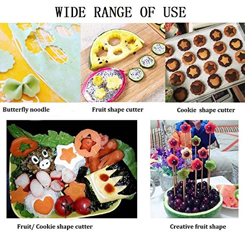 Gemüse Schere Formen Form Set (8 Stück) – Mini Cookie Ausstechformen Pie Kruste Obst Keks Formen Ausstecher Form - 5