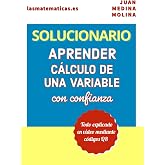 Solucionario Aprender C&aacute;lculo de una variable con confianza