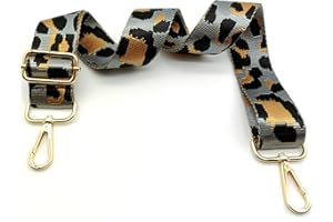 KERIOCUSI Tracolla per Borse Donna Colorato Cinghia Della Borsa Larga, Tracolla Regolabile con Gold Moschettone, Durevole per Crossbody Borsa, Borsetta, Chitarra DIY Spalla Accessori per Ragazze, 15