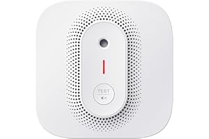 X-Sense Wi-Fi Smoke Alarm for Home, Wireless Interlinked English Voice Alarm and Location Requires SBS50 Base Station, Replaceable Battery, Transmission Range of 500 m, XP02S-MR, 1-Pack