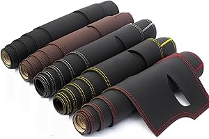 ZIRIA Leder Dashmat Dashboard Cover Pad Dash Mat Teppich, für VW New Beetle 1997 2004 2005 2010 Autozubehör