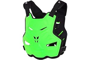 SJAPEX Adults Motorcycle Body Armour Chest Back Spine Protector Guard Vest,for Dirt Bike Skiing Cycling Riding Skateboarding,Motocross Chest Protector Children Protective Gear Body