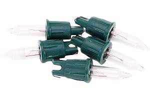 MRS CHRISTMAS LTD 3 Clear Push In Spare Bulbs 12v 1.1w & 1 Fuse Bulb (SB33)