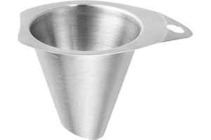 Zassenhaus 036992 - Embudo para molinillos de especias de acero inoxidable en color plateado, tamaño: 6,5 x 5 x 4,5 cm