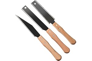 FYCHUO Hand Saw 3 Pack Japanese Saws for Woodworking Tools Japanese Pull Saw Fine Tooth Wood Working Carpenters Tools Sharp Flat Double Edged Small Wood Saws