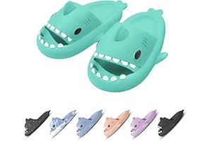 OEAK Chanclas Tiburon Niños Adultos Sharky Chanclas Mujer Hombre Verano Casa Comodas Chanclas Playa Mujer Antideslizantes Zapatillas Tiburon Piscina Ducha Originales Divertidas