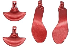 DPOFIRS Palas Traseras del Controlador de Juego para el Controlador EDG, Reemplazo de las Palas Traseras del Controlador de Borde de Acero Inoxidable, Accesorios de Consola de Juegos (Rojo)