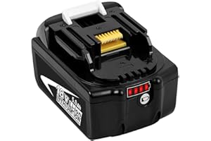 IBANTI Venghts 18V 5.0Ah para Makita BL1850B Batería BL1860B BL1860 BL1850B BL1850 BL1840B BL1840 BL1845 194205-3 194309-1 LXT-400 con Indicador LED