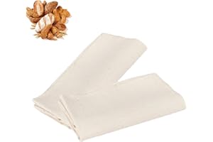 Shirene Leinentuch Brot Backen,2 Stück Gärtücher zum Brotbacken,45 x 75 cm Wiederverwendbares Leinentuch zum Brotbacken,Gärtuch zum Ausrollen von Teig,Baguettes und Gebäck
