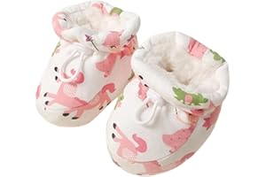 YODAOLI Warm Fur Baby Boots, Toddler Winter Warm Shoes, Baby Winter Thickened Warm Cotton Shoes, Infant Winter Warm Fleece with Drawstring Shoes, for Infant Toddler 0-18 Months