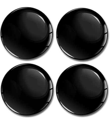 Biomar Labs The Queen A 4960 – 4 Adesivi In Silicone 3D Per Coprimozzo Da 60 Mm, Bombati, Flessibili, Made In Germany - 2
