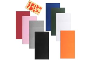 CKANDAY Lot de 8 rustines de réparation autocollantes avec papier de guidage DIY Modèle en polyester imperméable et léger pour réparation des trous de vêtements, imperméable,sacs à dos,tente,doudoune