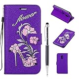 Handytasche für Moto G4 Play, ZCRO Elegant Leder Handy...