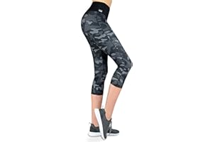 Formbelt® Leggings Sportivi da Donna a Tre Quarti con Marsupio per Cellulare Pantaloni da Corsa Fitness Sport Fuseaux Colorati