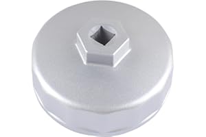 Wadoy Oil Filter Wrench 74mm, 14 Flute for 2.3L 2.5L Car Engine - Socket Remover Tool