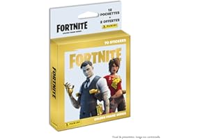 PANINI FRANCE SA Fortnite Gloden Frame - Blister de 12 pochettes + 2 OFFERTES