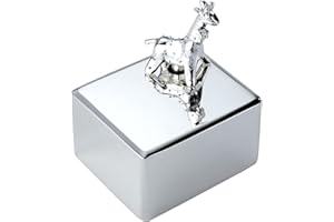 Arthur Price Bambino Music Box, Silver Plated Metal, One Size