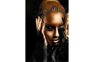 Artnapi Peinture par numéros pour adultes avec cadre | DIY peint à la main | Lumière et obscurité | Kit pour débutants et adultes | Kit avec peintures acryliques et pinceaux | Toile de 40 x 50 cm |