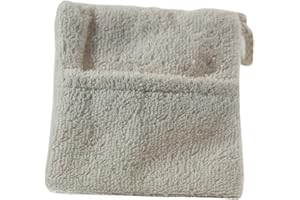 martini SPA - Bio - Gant porte-savon en coton biologique, beige, 12 x 11 x 2 cm, 22 g, 1 unité