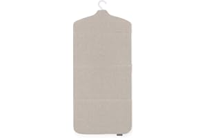 Brabantia - Składana deska do prasowania parowego - Prasowania ubrań pod wysokim ciśnieniem - Odporna na ciepło - Wszechstronny haczyk - Prasowanie z Parownicami Ręcznymi - 40 x 85 cm - Grey