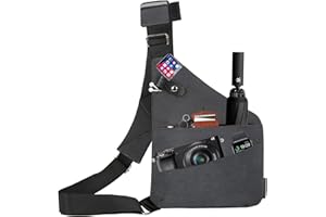 Vulevirtue Borsa da Viaggio Antifurto,Borsa a Tracolla Antifurto,Borsa Tracolla Zaino Monospalla per Uomo e Donna(Grigio)