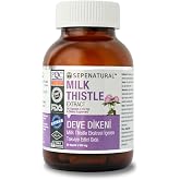 Milk Thistle Seed Devedikeni Ekstresi Full Potency Herbs 90 Kaps&uuml;l x 930 mg