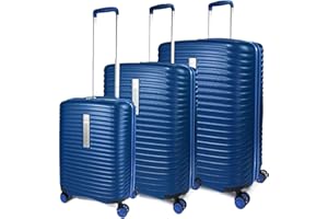 MODO BY RV RONCATO Roncato Set 3 Trolley G+m+c 4 W Vega Valigia, 78 cm, 123 liters, Blu (Azul)