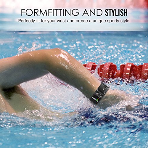 MoKo vívoactive HR Sport Armband – Silikon Ersatz-Uhrenarmband Uhrenarmband Einstellbar Armband Replacement Wechselarmband watch band für Garmin vívoactive HR Sport GPS-Smartwatch, Schwarz - 4