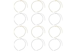 UNICRAFTALE 12 Uds 2 Colores 18 cm Acero Inoxidable Pulseras Deslizantes Ajustables Cajas Cadenas Cadenas Extensibles Pulsera para Hacer Joyas Bricolaje Acero Color Oro Y Acero