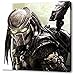 Produktbild Alien vs. Predator Format: 60x60cm, Leinwandbild auf Holzrahmen gespannt, Leinwandbild, 1A Qualität zu 100% Made in Germany! Kein Poster Kein Plakat! Echtholzrahmen mit beigelieferten Zackenaufhängern. Fertig bespannt, Sofort dekorieren. Drei verschiedene Größen.