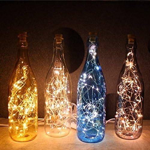 Pegasus Modern Micro Landscape Glass Bottles LED Night Lights With USB Cable