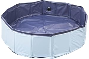 PMS VFM/Crufts - Foldable Pet Bath Tub, Paddling Pool for Dogs, Dog Toy, Portable Bath (80cm X 20cm)