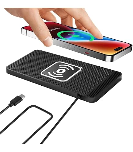 Chargeur Sans Fil Voiture CENPEK 15W – Station Induction, Avec Câble PD 20W Inclus - 12