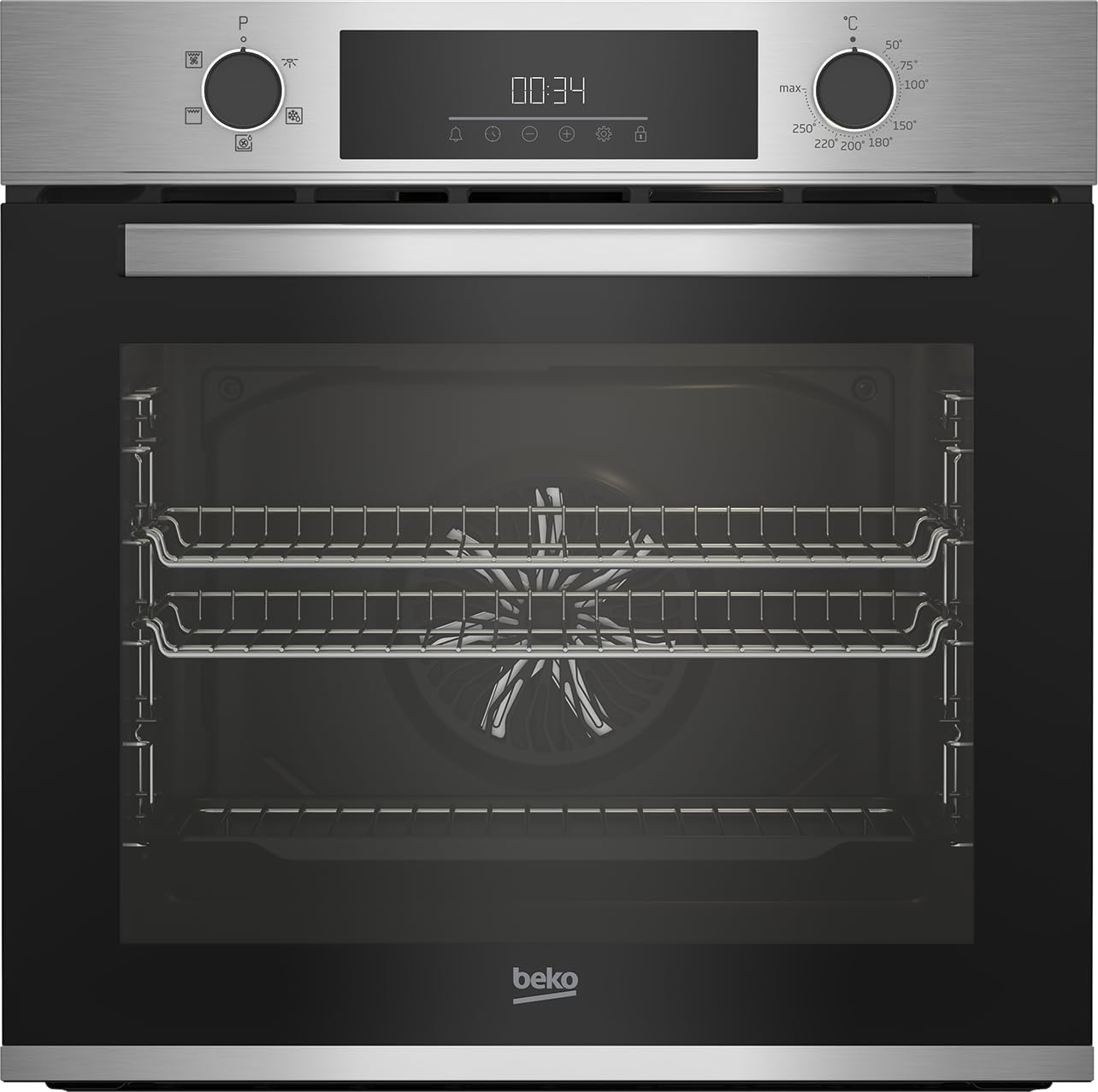 Beko AeroPerfect™ RecycledNet® BBRIF22300X Built In Electric Single Oven - Stainless Steel - A Rated