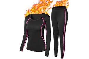 SIMIYA Thermal Underwear for Women Long Johns for Women Long Sleeve Sets Tops Bottoms Base Layer Women Cold Weather