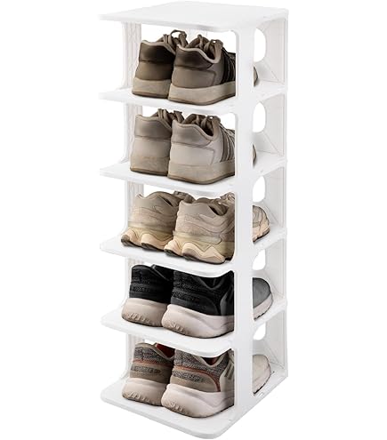 Storage Organizer Wood Shoe Rack Amazon Wooden Shelf Storage