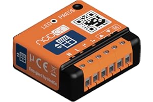 NodOn - Module Volet Roulant EnOcean, autocalibration, centralisation des ouvrants, stores, installation possible au tableau électrique, compatible Jeedom, eedomus, MyUbiwizz