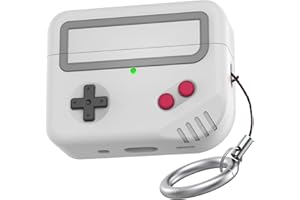 TRONWIN for Airpods Pro 2 Hülle - Silikon Schutzhülle Spielkonsole Design Case für Airpods Pro 2./1. Generation kompatibel mit Apple Air pods Pro 2 case (hellgrau)