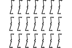 EMSEA 100pcs Hook Fastening Buckle Plastic Pegboard Hook Heavy Duty pegboard Locks Fixer Peg Board Hook Accessories Organize for 1/4 Inch and 1/8 Inch Pegboards