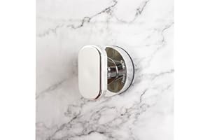 YIDELAI - Maniglie adesive facili da installare, maniglie a ventosa, adatte per porte in vetro, ante di armadi (argento)