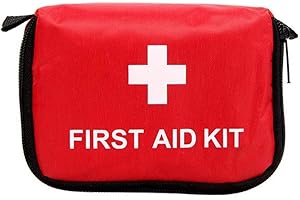 SeniorMar 9 pièces Petit kit d'urgence Ensemble extérieur Famille Voiture Cadeau Trousse de Premiers Soins Haute densité Ripstop Facile à Choisir et Placer des Articles 1 pcs