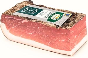 ‎BAVAREGOLA BAVAREGOLA Südtiroler Speck g.g.A. Mittelstück - 550g - 6 Monate gereift - Original Südtiroler Speck Spezialität - Schinkenspeck geräuchert & luftgetrocknet