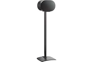 Sanus Soporte de Altavoz para Sonos Era 300™ - Montaje Fácil en 3 Pasos - Incluye Accesorios, Picos de Alfombra y Patas de Goma - Individual Negro