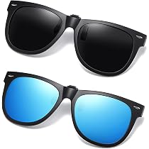 Clip on Occhiali da sole polarizzati Day Night Vision Clip-on Flip Up Lens Occhiali da sole UV400 Anti-Glare Occhiali da sole Clip per donne uomini guida all'aperto, Argento Clip on Occhiali da sole polarizzati Day Night Vision Clip-on Flip Up Lens Occhiali da sole UV400 Anti-Glare Occhiali da sole Clip per donne uomini guida all'aperto, Argento