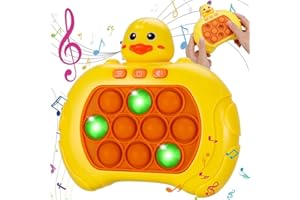 Jostift Pop Elektronisches Spiel Lernspielkonsole für die Frühe Kindheit,Pop Elektronisches Spiel Quick Push Spiel,Push Pop Game Controller Bubble Sensory Fidget Spielzeug Dekompressions Spielkonsole